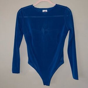 YITTY Royal Blue Thong Bodysuit - Women's Size Medium - NWT